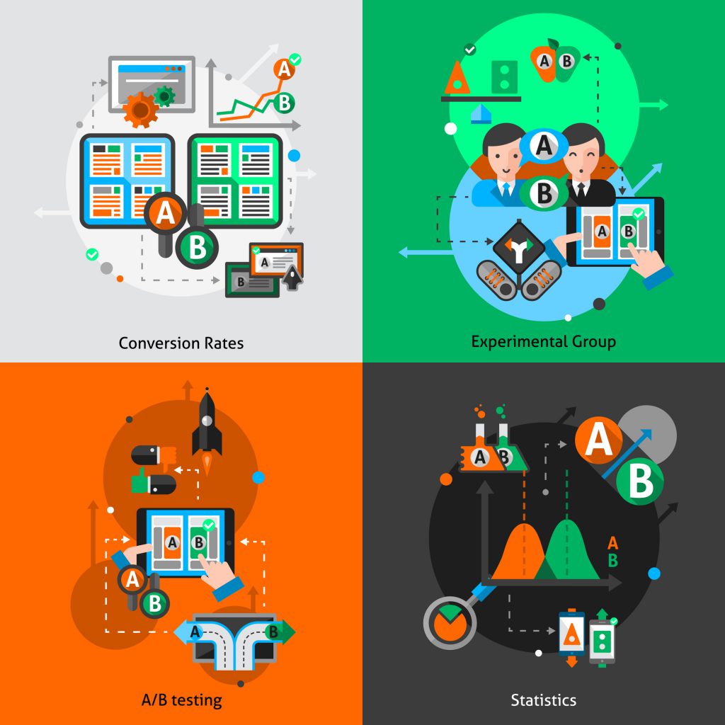 A-b Testing Icons Set