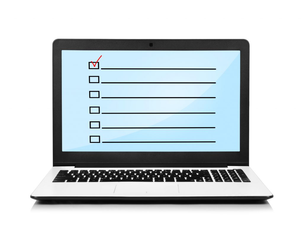 questionnaire screen